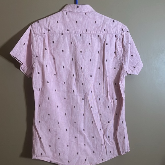 Cotton button down shirt popsicles pink. B6 - Picture 5 of 5